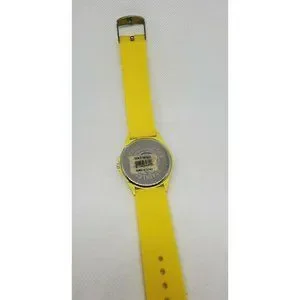 Geneva Faux Diamond Silicone Band Yellow Stainless Steel Back Rare Watch Geneva | Accessories | Geneva Faux Diamond Silicone Band  main image 3
